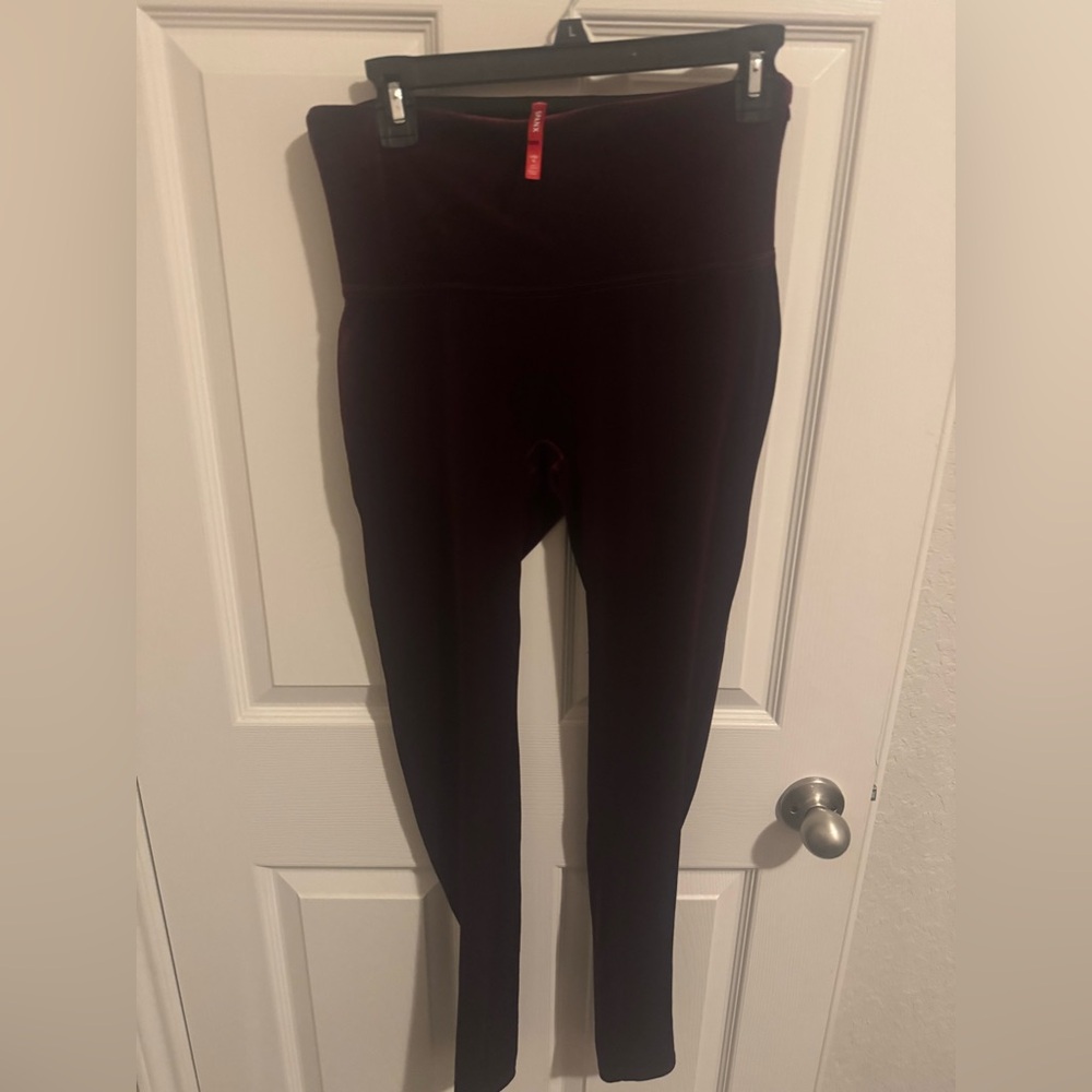 COPY - 🔥Burgundy Velvet Spanx Leggings NWOT🔥